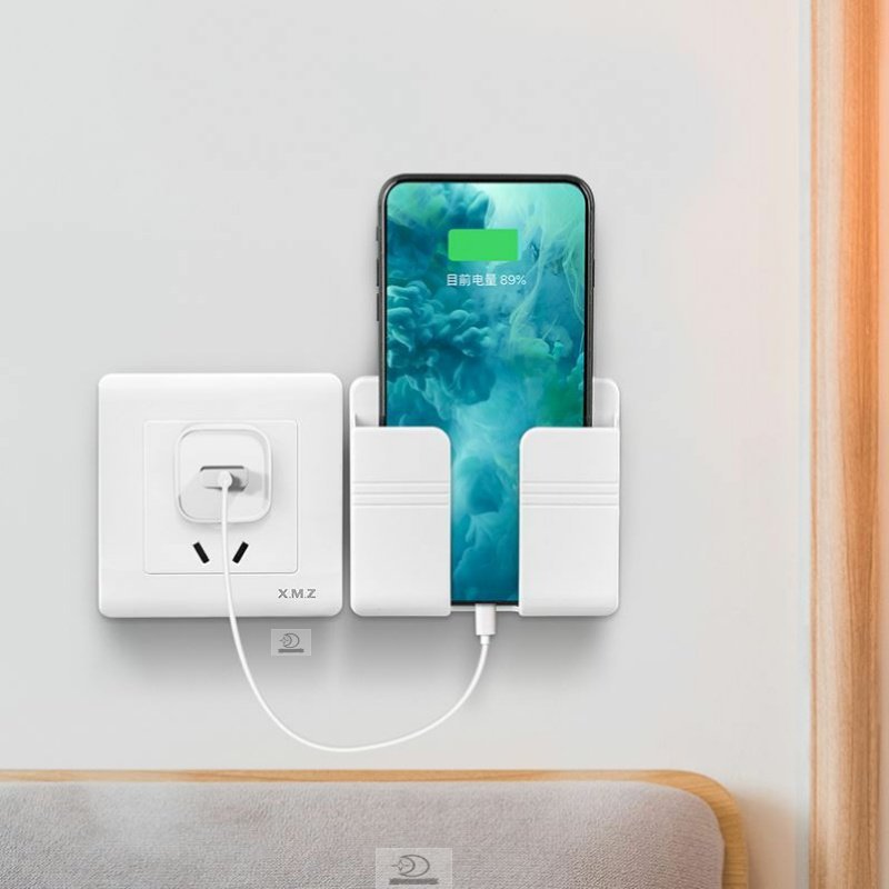 Wall hanging living room TV air conditioning remote control box wall without drilling remote control board box headboard mobile phone storage box Application Scenario