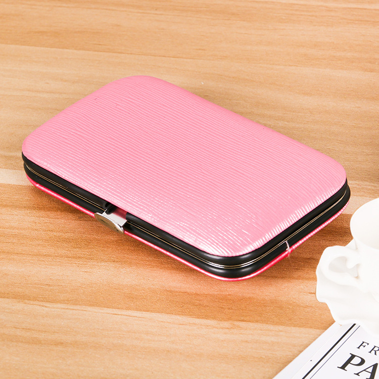 Customized LOGO of new seven-piece nail clipper set, nail clipper, manicure tool and manicure set details Picture