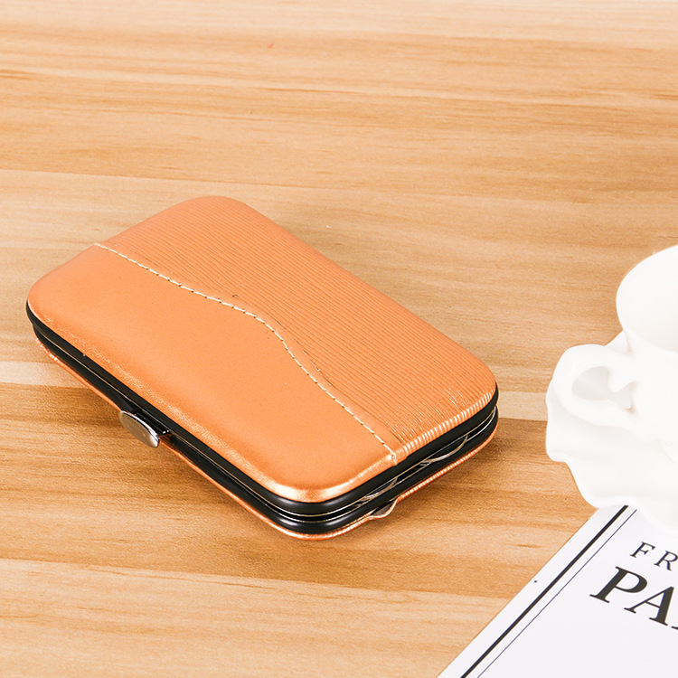 Customized LOGO of new seven-piece nail clipper set, nail clipper, manicure tool and manicure set Specification drawing