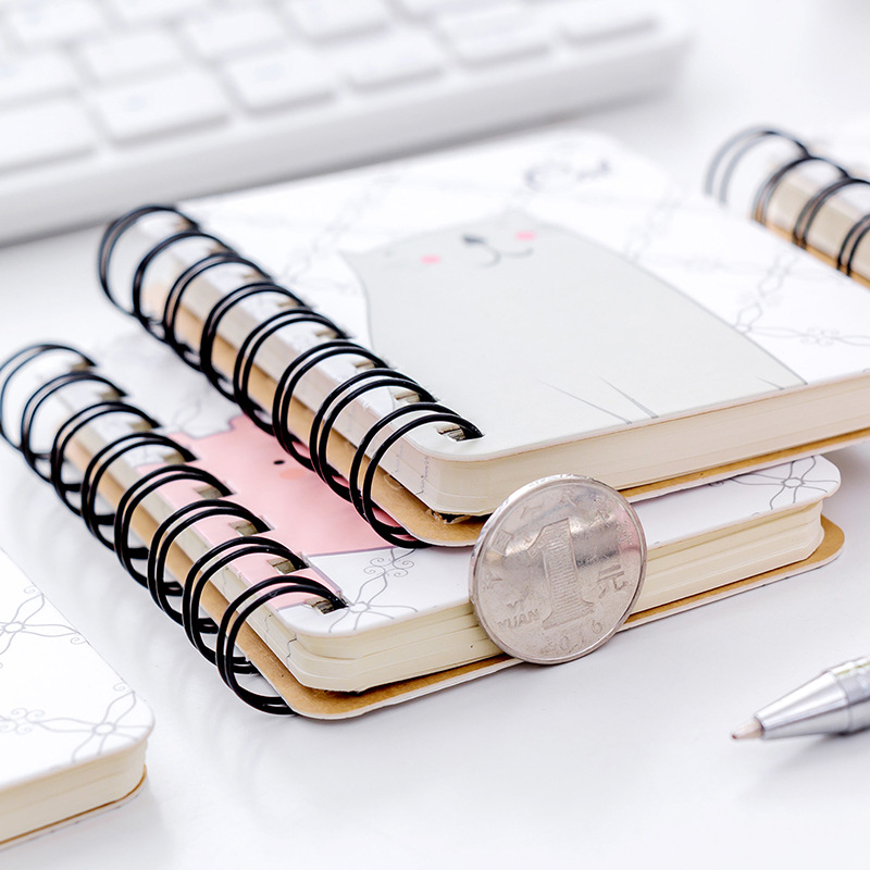 Student mini pocket coil of this many lovely loose-leaf cartoon flip notebook small book wholesale Application Scenario
