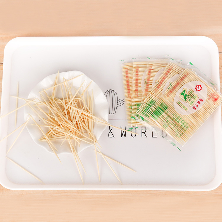 Hotel hotel restaurant Restaurant Restaurant disposable toothpick manufacturers natural environmental protection bamboo toothpick fine toothpick Specification drawing