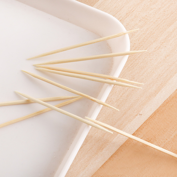 Hotel hotel restaurant Restaurant Restaurant disposable toothpick manufacturers natural environmental protection bamboo toothpick fine toothpick Application Scenario