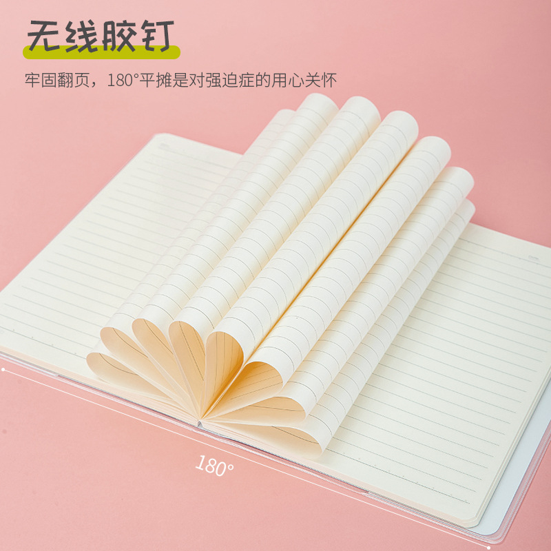 B5 Plastic cover this student pvc plastic cover diary Korea fresh simple notebook stationery wholesale Application Scenario