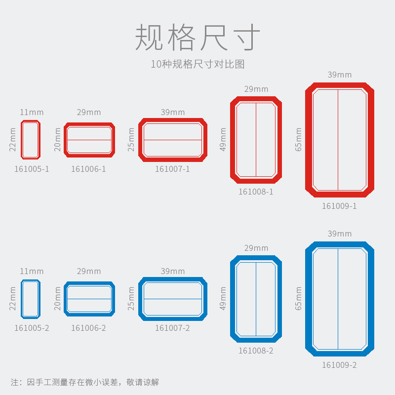 Self-adhesive stickers multi-functional handwritten self-adhesive label with 100 pieces of commodity price classification mark mouth take paper details Picture