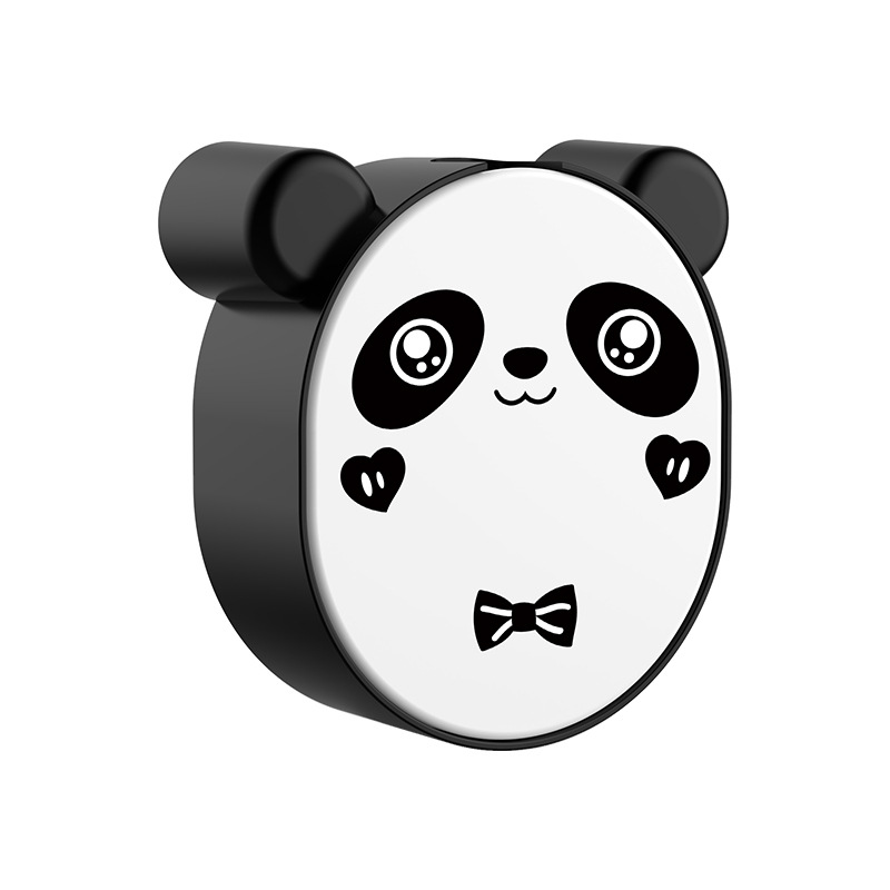 Panda cartoon soap box shelf toilet wall hanging storage hole - free wall hanging drain soap box shelf Item Picture