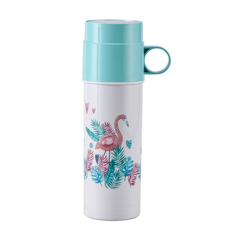 Environmental PP material toothbrush toothpaste box Fashion portable travel toothbrush box Flamingo pattern dental box Item Picture