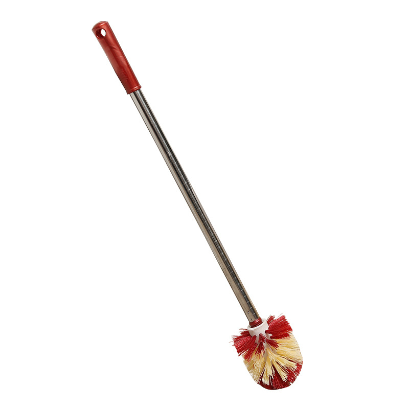 Household stainless steel toilet brush no dead corner toilet seat cleaner brush creative base set brush wholesale Item Picture
