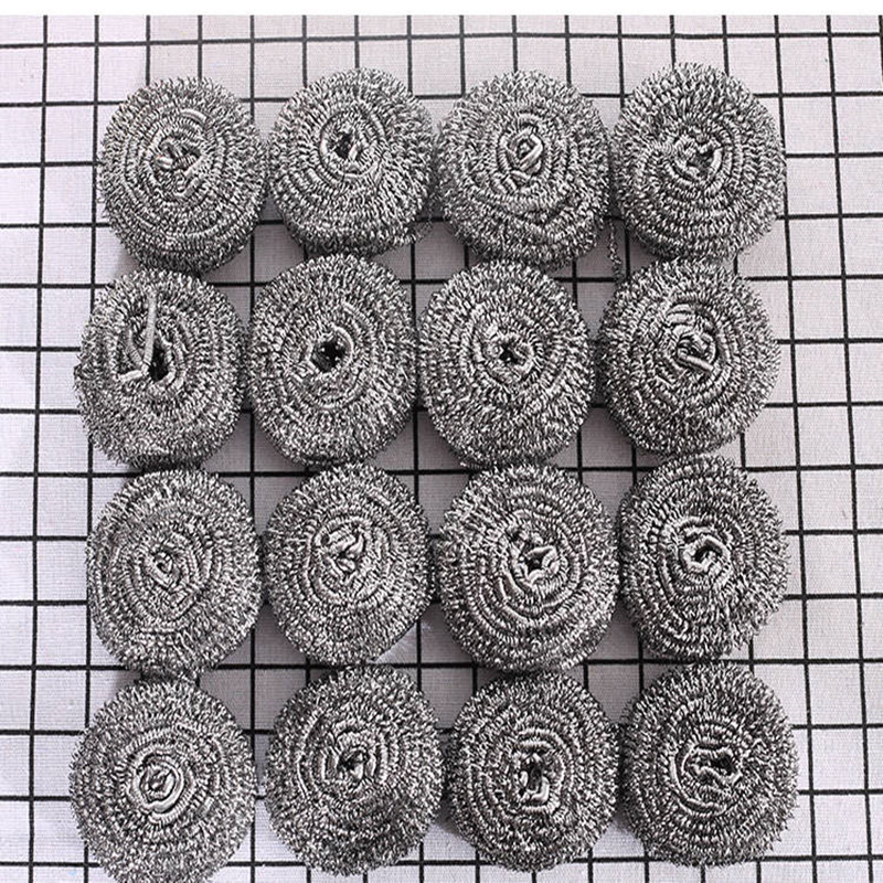 20g 410 steel wire stainless steel ball cleaning household kitchen dish steel ball steel wool bowl washing pot wire ball Application Scenario