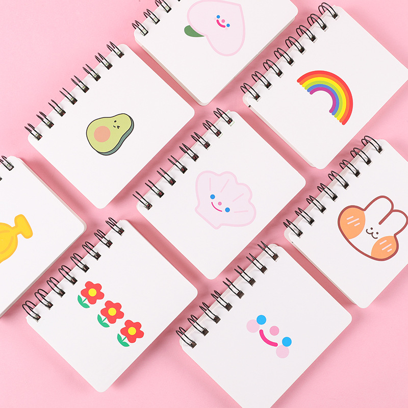 ins hyuna wind side down A7 coil this lovely student portable notepad notebook pocket small book full figure