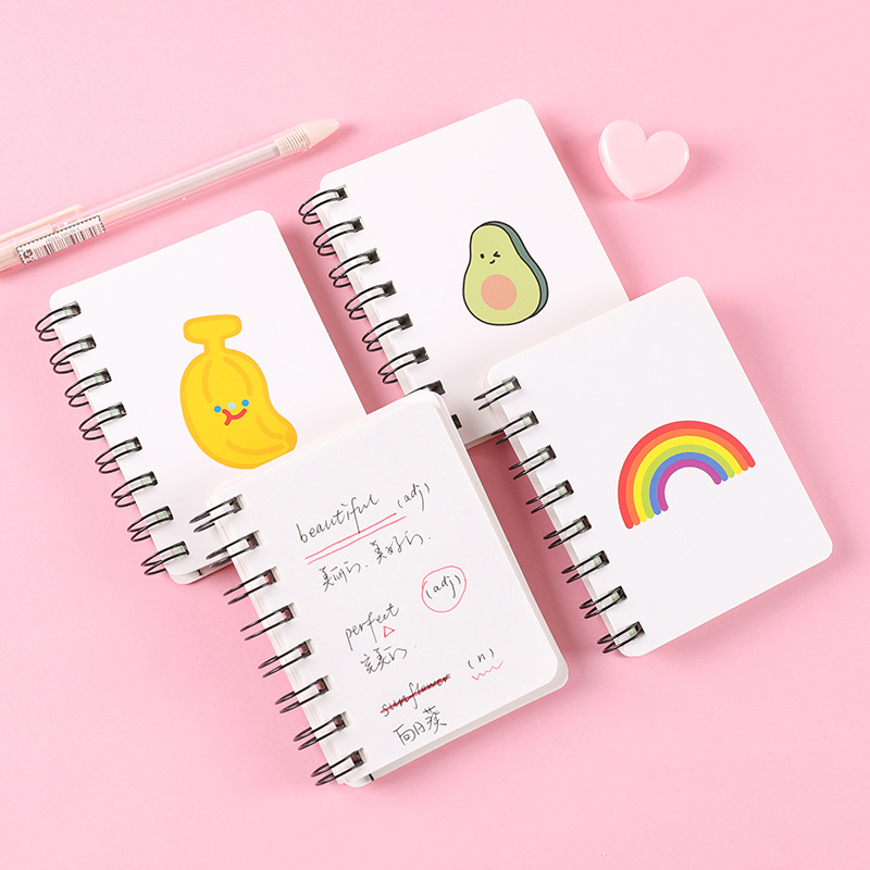 ins hyuna wind side down A7 coil this lovely student portable notepad notebook pocket small book details Picture