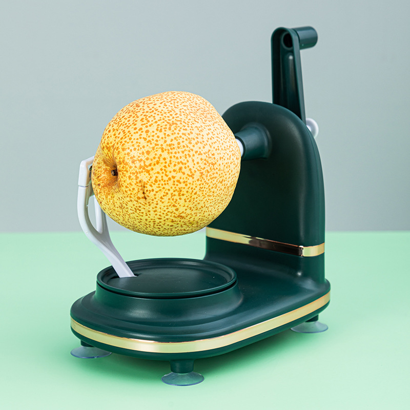 Manufacturers supply new material sea shell gold apple peeler apple peeler hand shake fruit new paring knife Item Picture