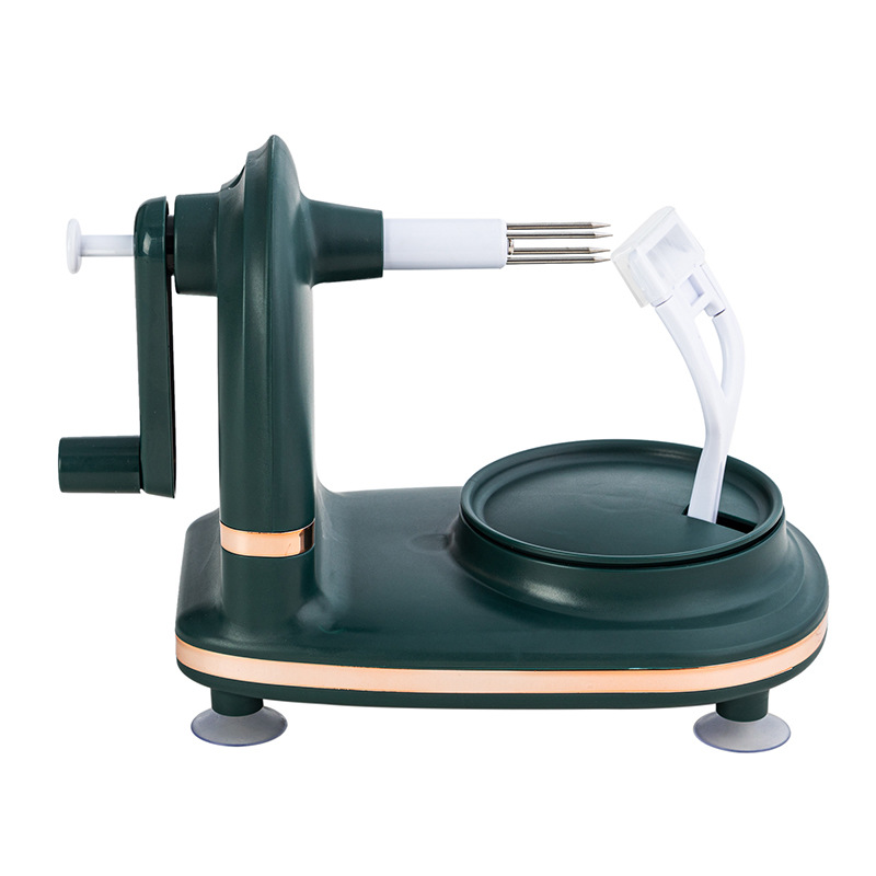 Manufacturers supply new material sea shell gold apple peeler apple peeler hand shake fruit new paring knife Specification drawing