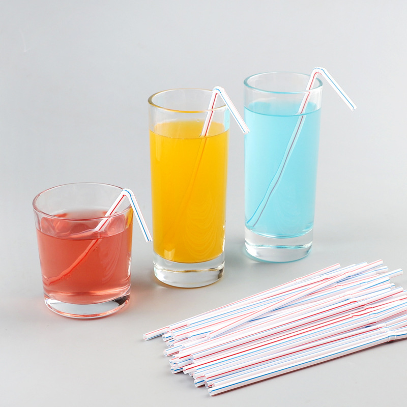 [Manufacturer wholesale] disposable straw Coke straw soy milk straw drink juice milk tea straw 100 Application Scenario