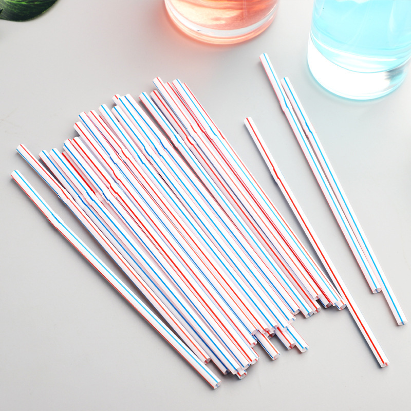 [Manufacturer wholesale] disposable straw Coke straw soy milk straw drink juice milk tea straw 100 Specification drawing