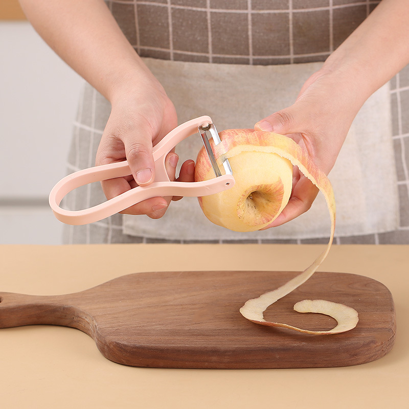 Multifunctional 2-in-1 paring knife Kitchen stainless steel peeler potato and fruit peeler wire scraper knife grater details Picture