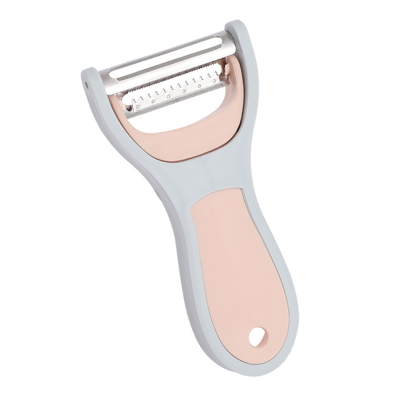 Multifunctional 2-in-1 paring knife Kitchen stainless steel peeler potato and fruit peeler wire scraper knife grater Item Picture