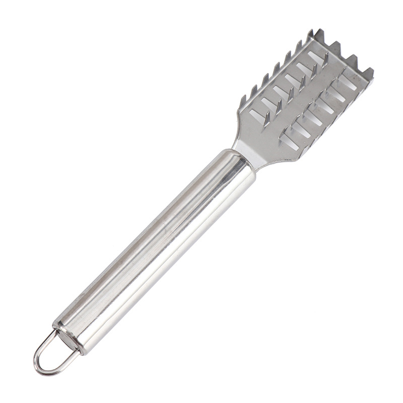 Kitchen gadgets stainless steel fish scale planer stainless steel fish brush scraping fish scale removing knife brush Item Picture