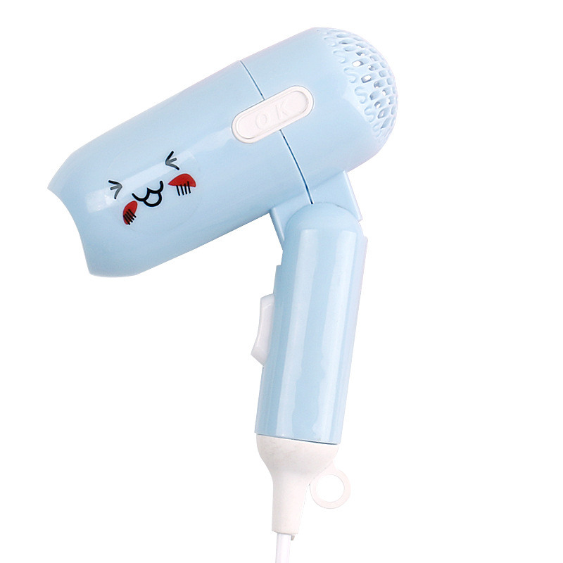 Cute cartoon mini hair dryer Student dormitory hair dryer folding home portable hot and cold air blower Item Picture