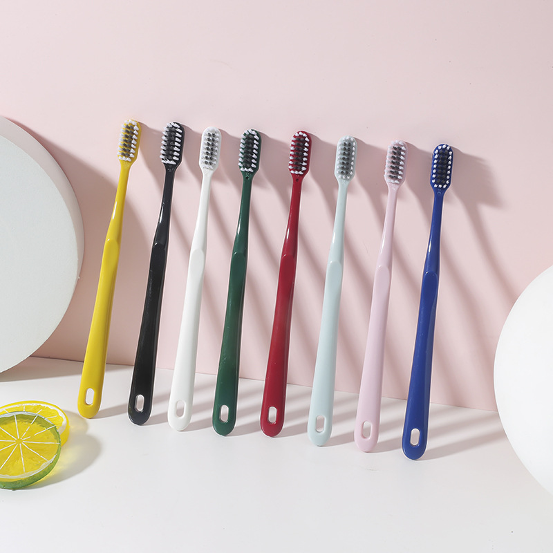 Home mounted genuine toothbrush bamboo charcoal soft hair details Picture