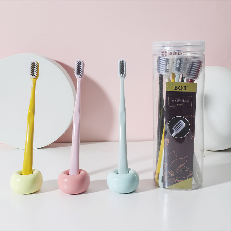 Home mounted genuine toothbrush bamboo charcoal soft hair Specification drawing