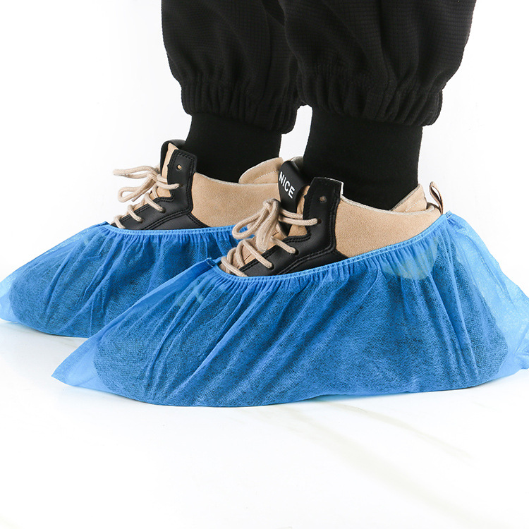 100 disposable non-woven shoe cover household daily breathable and dustproof shoe cover new material non-slip shoe cover wholesale details Picture