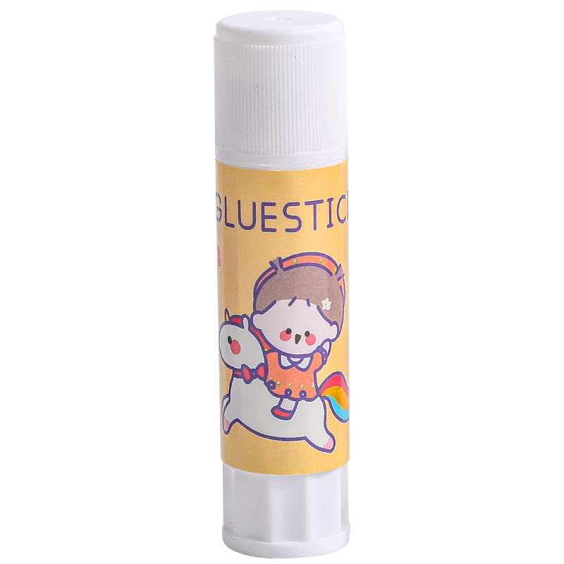 Cartoon solid glue students use office supplies glue stick kindergarten high viscosity strong handmade DIY children's glue Item Picture