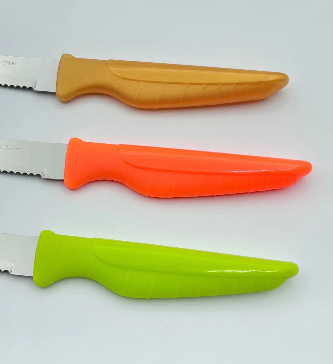 Foreign trade direct SERrated STEAK knife set Western knife stainless steel steak knife kitchen bread knife Item Picture