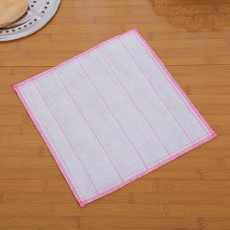 Non - oiled wood fibre four - layer red edge dishcloth dishcloth Application Scenario