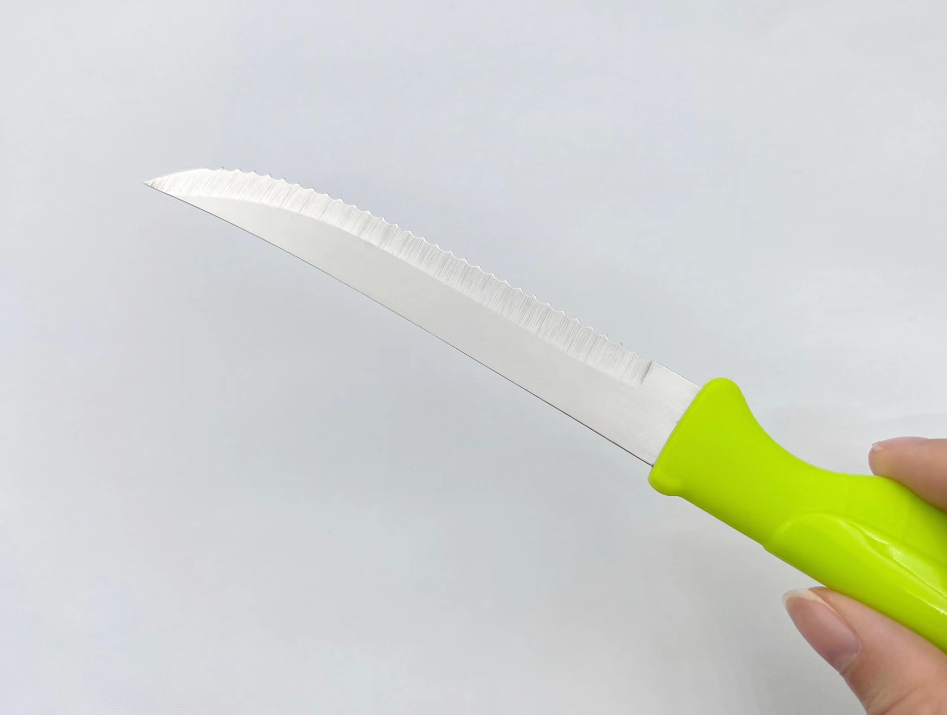 Foreign trade direct SERrated STEAK knife set Western knife stainless steel steak knife kitchen bread knife Specification drawing