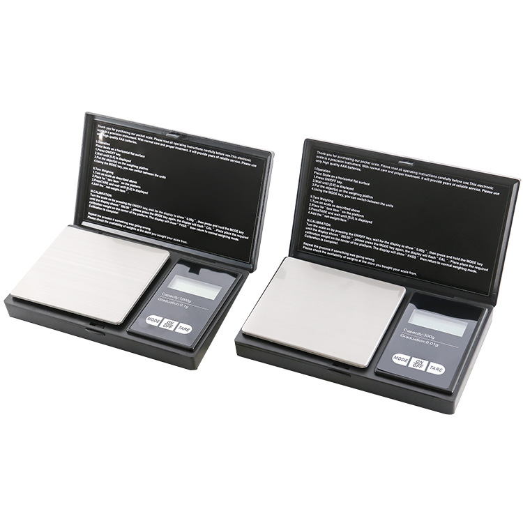 High precision cs jewelry scale with lid Mini household portable pocket electronic scale 0.01g jewelry gram weight details Picture