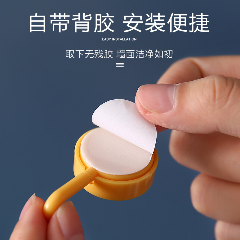 Stick hook lovely creative stick hook decoration stick no hole wall stick small hook wall hanging creative Nordic simple Application Scenario