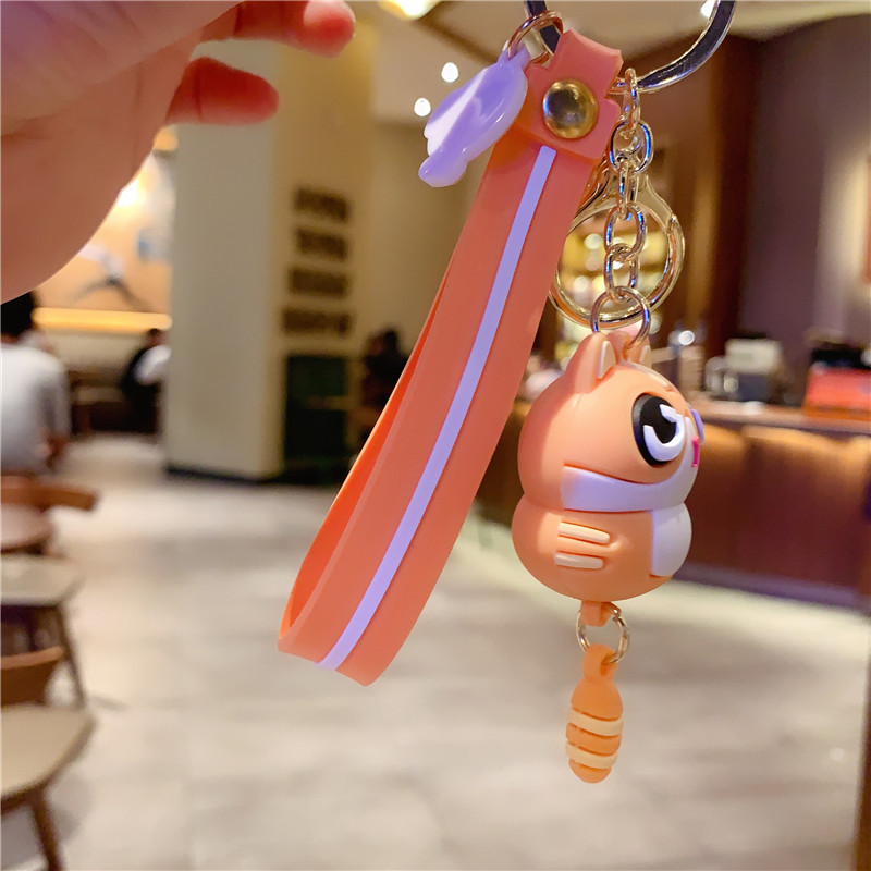 New cartoon doll cute Kitty key chain pendant cute net celebrity couple kitten key chain bag pendant Application Scenario
