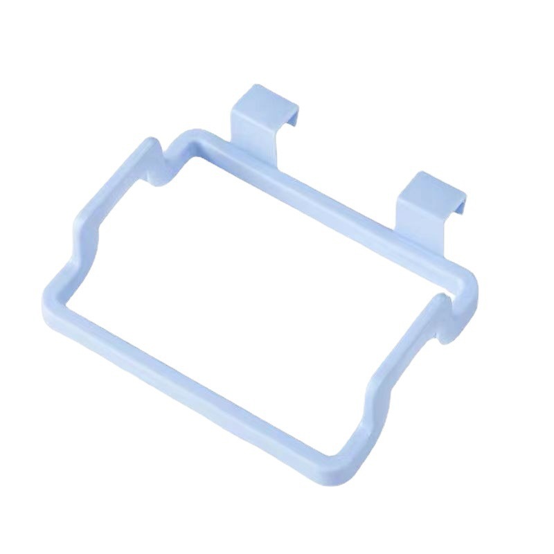 Foreign trade wall hanging trash can household cabinet door toilet kitchen table top storage bucket folding garbage bag holder Item Picture