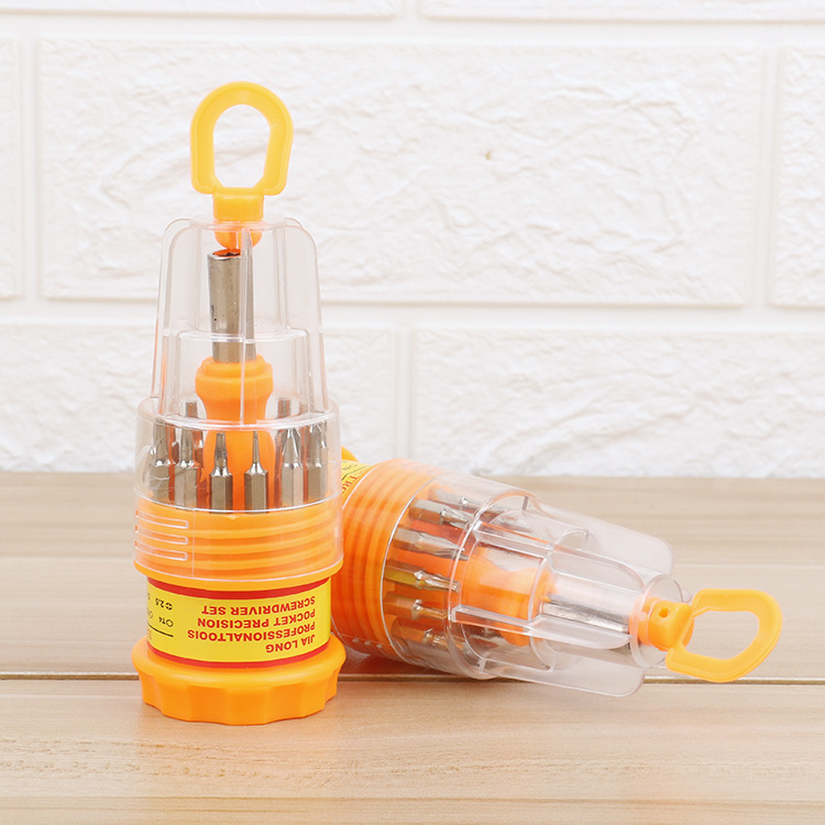 15 in 1 screwdriver set Multi-function pagoda screwdriver head small household appliance repair hardware tools Specification drawing