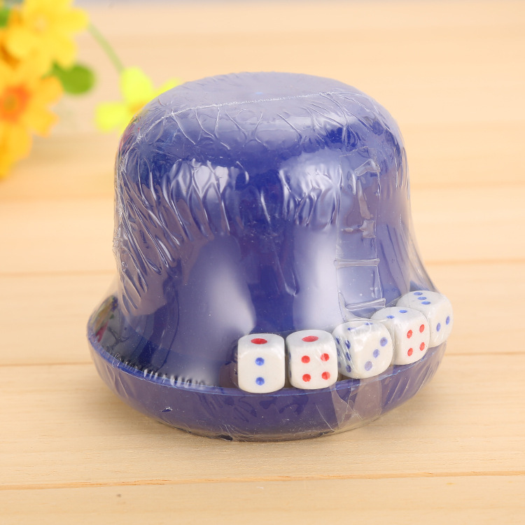 Independent packaging plastic dice box set bar club die cup custom KTV game die cup color cup set Application Scenario