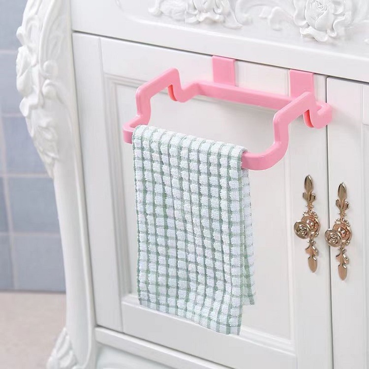 Foreign trade wall hanging trash can household cabinet door toilet kitchen table top storage bucket folding garbage bag holder full figure