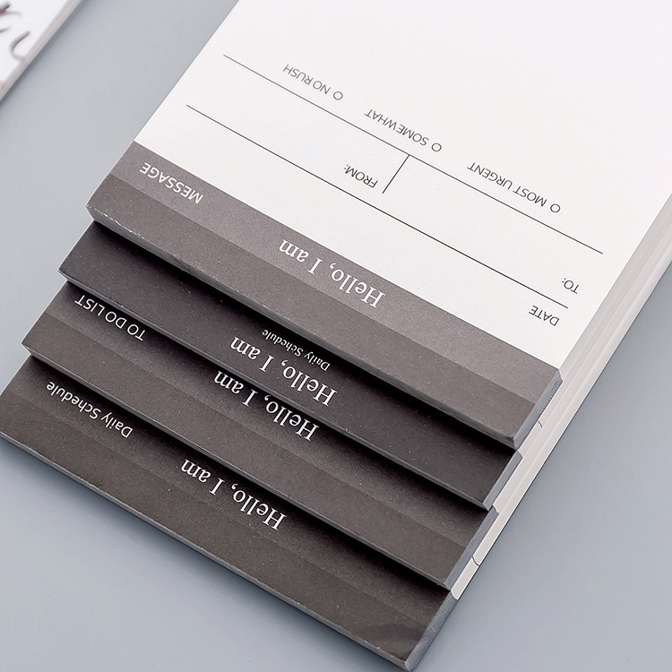 Simple Business day planner pad notepad Office desktop agenda pad memo pad Application Scenario