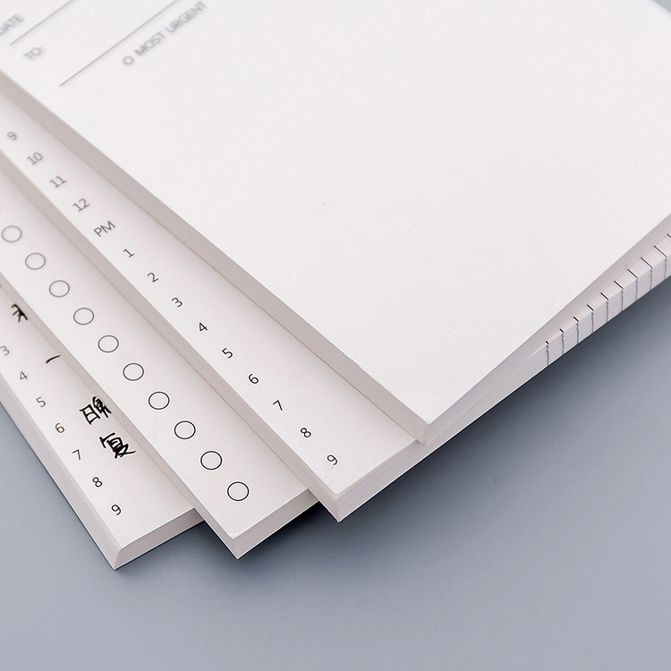Simple Business day planner pad notepad Office desktop agenda pad memo pad details Picture