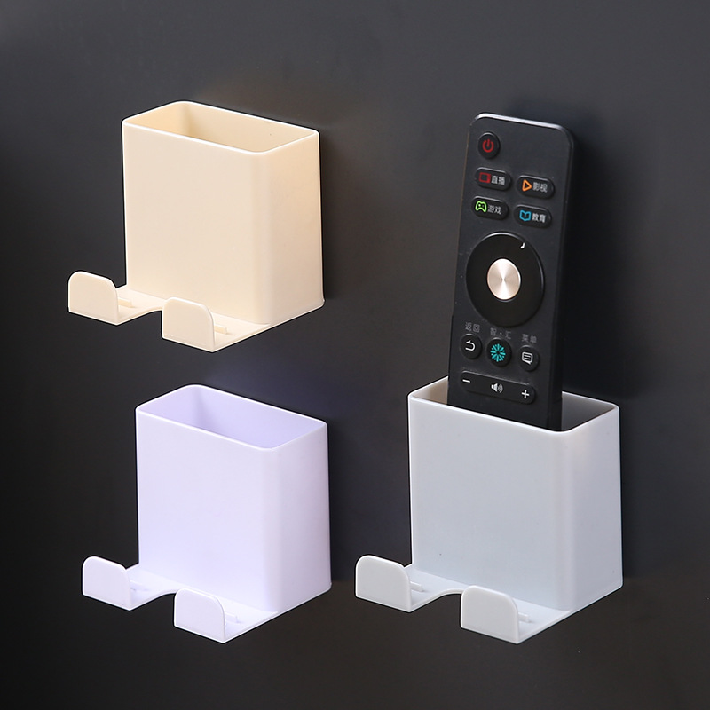 Remote control storage box living room household wall hanging free punching simple creative multifunctional storage box for remote control details Picture