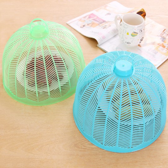 Colorful plastic table cover food cover kitchen summer fly-proof insect cover round cover food cover Application Scenario