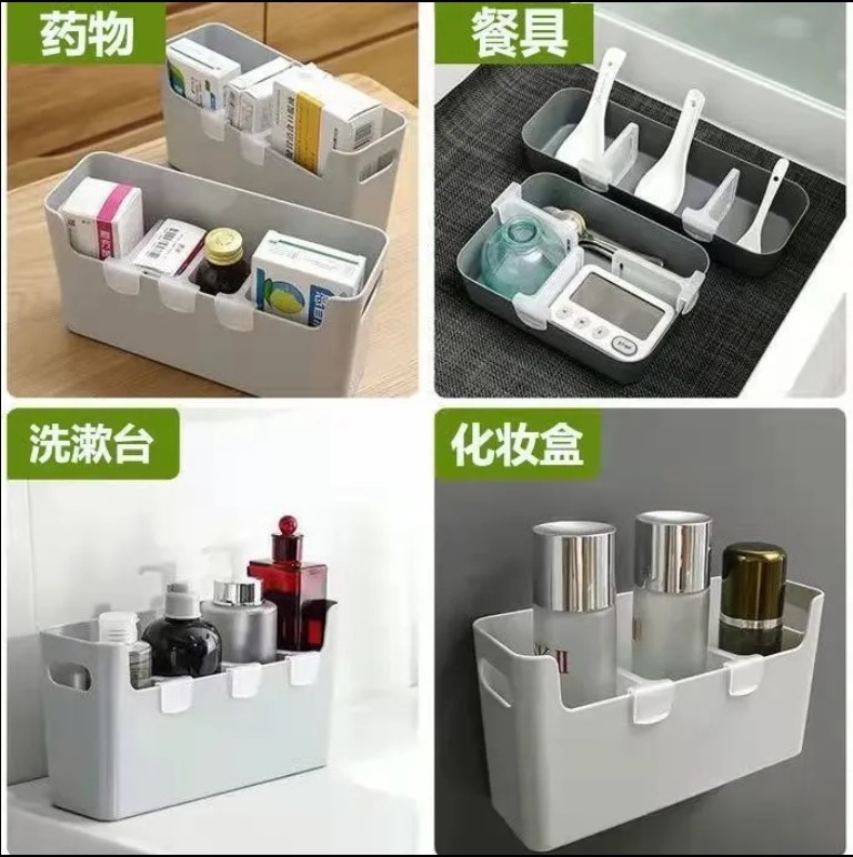 AX Japanese refrigerator side door partition partition creative storage partition plate clamp free combination partition baffle fixed buckle Application Scenario