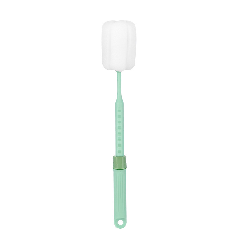 1139 retractable extended handle sponge cup brush cleaning brush Thermos cup kettle brush washing cup milk bottle cleaning brush Item Picture