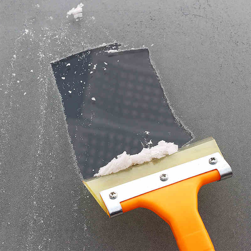 Long handled beef tendon snow shovel for cars Oxford snow shovel wiper board film scraper defrost deice shovel Specification drawing
