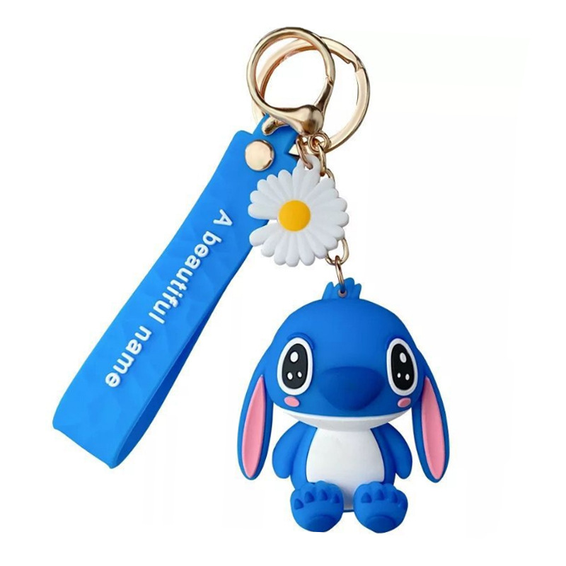 The manufacturer produces new 3D doll Steed key chain PVC car bag small pendant stall supply gifts Item Picture