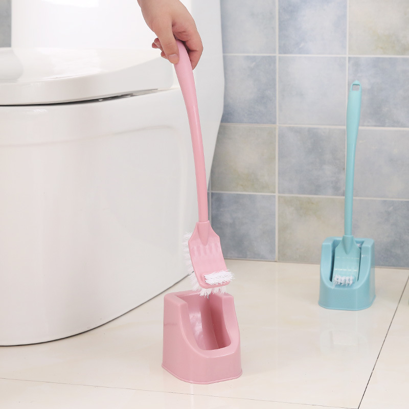Household toilet brush set Creative toilet wash toilet brush New long handle no dead Angle cleaning brush no dead Angle Specification drawing