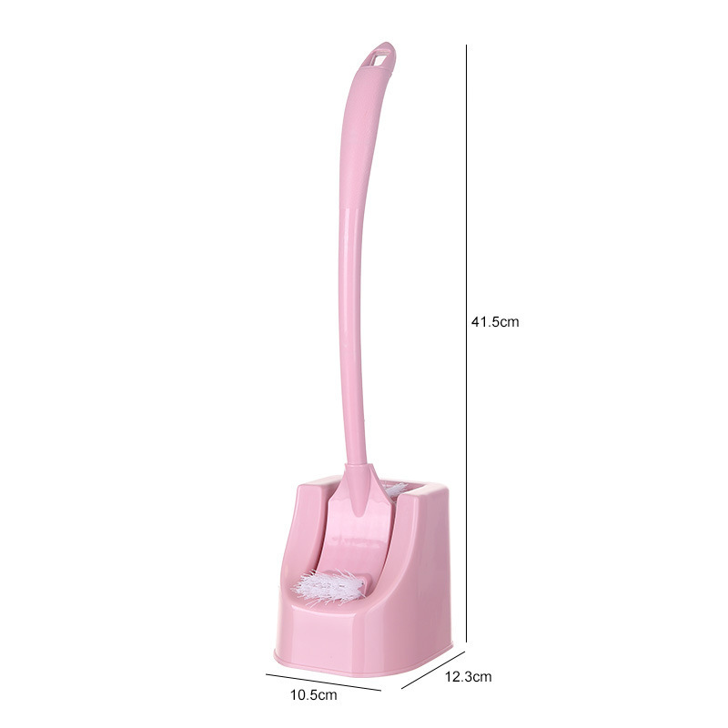 Household toilet brush set Creative toilet wash toilet brush New long handle no dead Angle cleaning brush no dead Angle Item Picture
