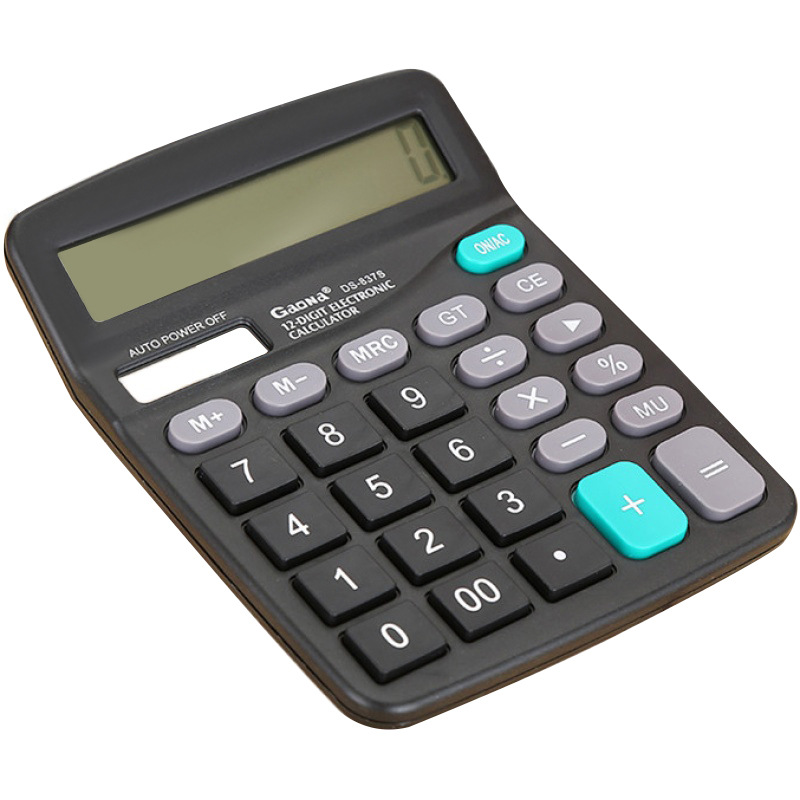 12 bit true solar calculator Large screen dual Power Supply Financial Accounting Computer Office Supplies calculator Item Picture