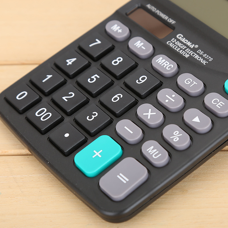 12 bit true solar calculator Large screen dual Power Supply Financial Accounting Computer Office Supplies calculator Application Scenario
