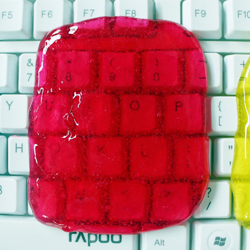 80g computer keyboard dust cleaning mud car air outlet magic soft glue multi-functional crystal cleaning clay Application Scenario