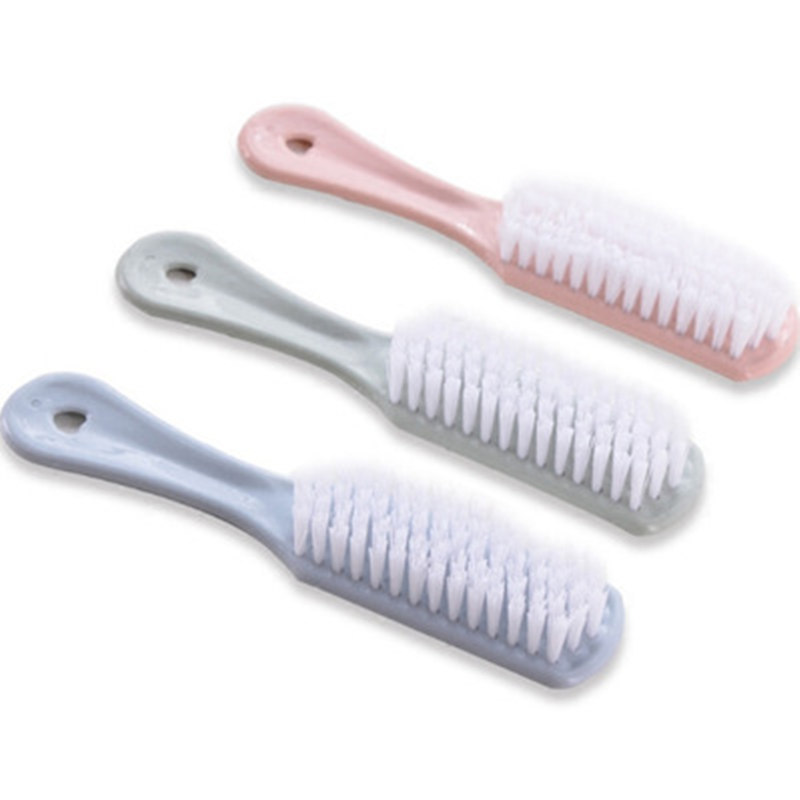 Factory direct plain color shoe brush plastic shoe brush crystal brush high quality strong decontamination cleaning shoes to help soft hair shoe brush Item Picture